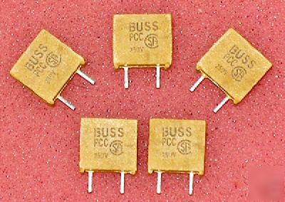 Buss fuses pcc-1/2 amp bussmann - 5 pieces per lot