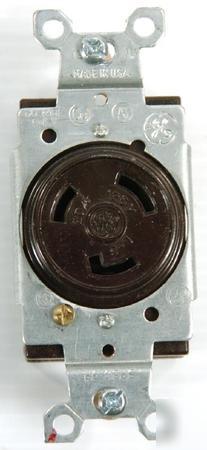 Ge 20A 125V l-5 twist lock receptacle