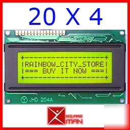 HD44780 20X4 character lcd display with led backlight