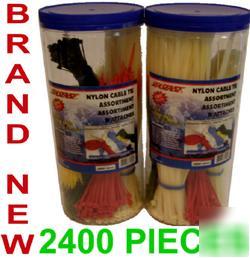 New 2400 nylon cable ties,zip wire/cord tie,4