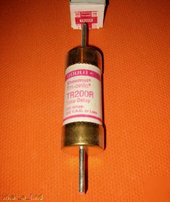 New gould shawmut TR200R fuse tr-200-r 200 a 250 v 