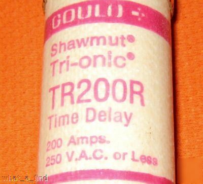 New gould shawmut TR200R fuse tr-200-r 200 a 250 v 