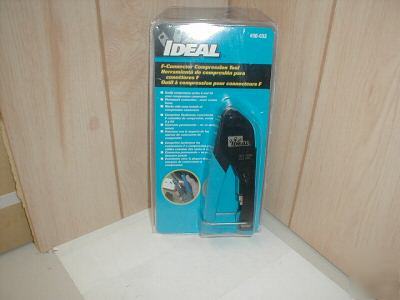 New ideal 30-633 f connector compression tool crimper 