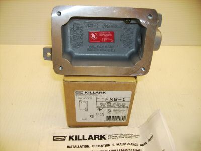 New killark fxb-1 splice box for seal-x control station 