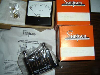 New simpson 500VAC voltmeter 3.5