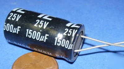 Radial electrolytic cap 1500UF 25V