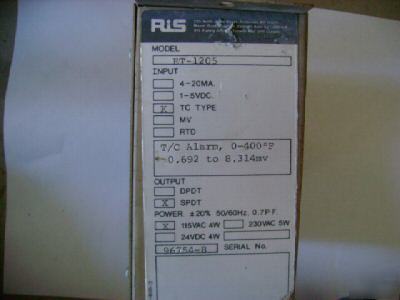 Rochester instruments et-1205 t/c alarm module