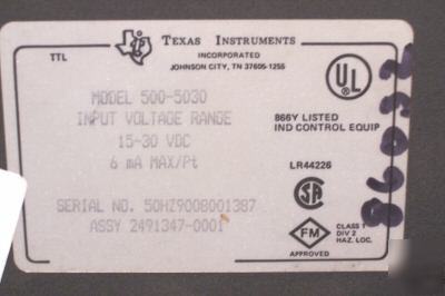 Set of 2 ti texas instruments 32 pt lvdc input modules