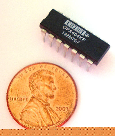 Ti op amp ic ~ OPA404KP OPA404 kp (4)