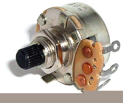 100K ohm potentiometer ~ audio taper ~ clarostat (3)
