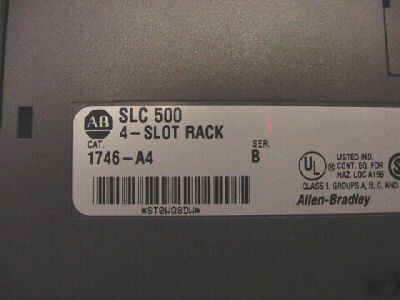Allen-bradley slc 500 5/02 with 4 slc slot racks 