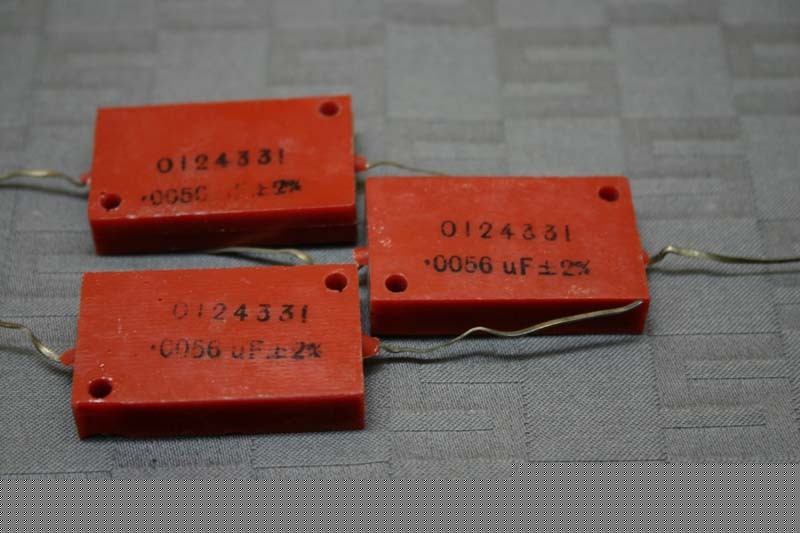 Lemco silver mica capacitor 5.6NF 350V tube audio nos