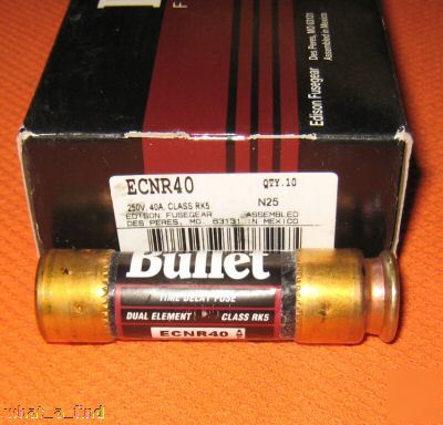 New bullet edison ECNR40 fuse ecnr 40 frn tr 40 amp 
