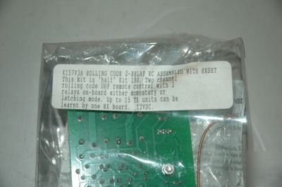 New diy K157V3A rolling code 2-ch assembled w/ reset 