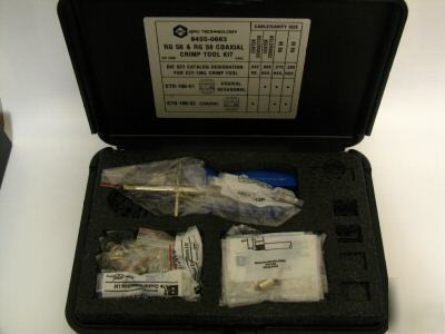 Spc RG58/59 bnc coaxial crimp satellite cable maker