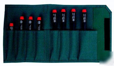 Wiha green tool pouch 91118