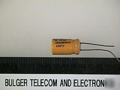 100UF 16 volt radial capacitor