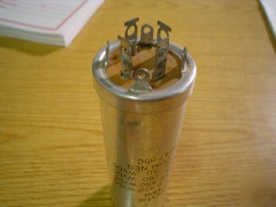 2 arcolytic 450V 80MFD 4 section twist lock capacitors