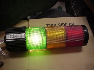 3 color light tower machine safety beacon