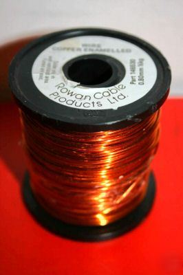 4/5 full 0.5KG reel of 1.25MM copper enamel wire BC155
