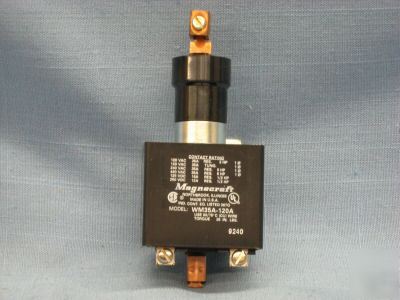 Magnecraft vert mnt mercury relay 1 pole 35A WM35A-120A