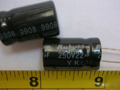 New 50PCS, 250V 22UF radial electrolytic capacitors 