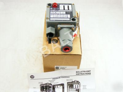 New * * allen bradley 836T-T300JX9 /a pressure control 