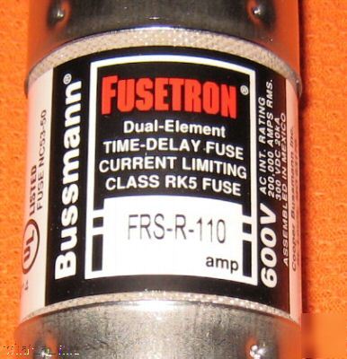 New buss frs-r-110 fuse bussmann FRSR110 ns