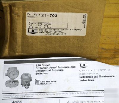 New united electric explosion-proof pressure switch wow