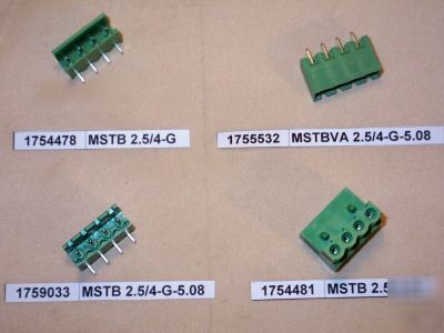 Phoenix contact 4 position plug terminal