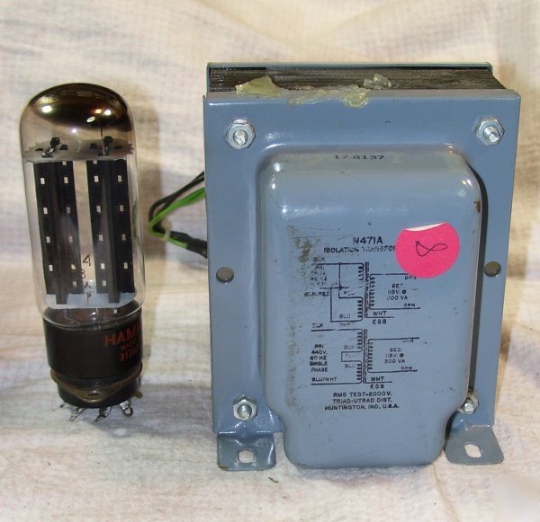 Triad N471A 300VA 115VAC to 220V or 440V isolation