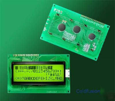 20X4 lcd display microcontroller for basic stamp