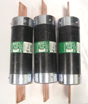 3 bussman one-time fuse nos-600