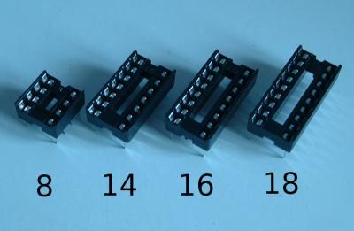 60-piece dil ic socket kit 8-pin 14-pin 16-pin & 18-pin