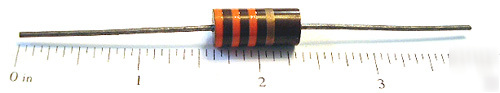 Allen bradley carbon comp resistors 2W 33K ohm 5% (5)