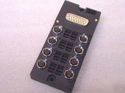 Festo mpv-e/A08-M8 multipin distributor module M8 plugs