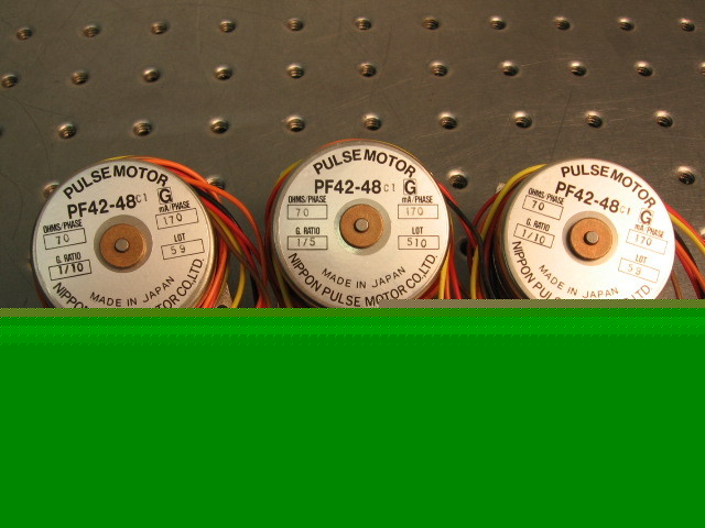 G31028 three nippon pulse motors PF42-48 C1 g