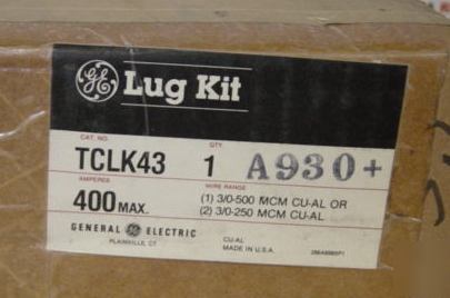 General electric TCLK43 lug kit - 400 amp max ge