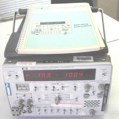 Hp agilent 4942A transmission impairment measuring set