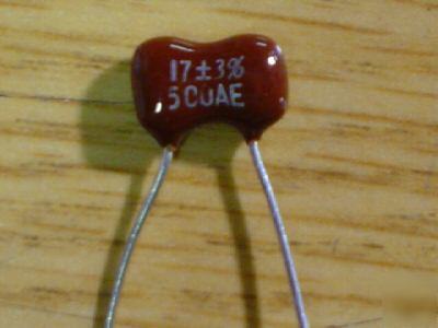 New 10PCS 500V 17PF dipped silver mica capacitors 