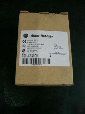 New allen bradley # 700-CF400DJ in factory box 