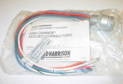 New brad harrison mini-change connector 43007 600V 7A