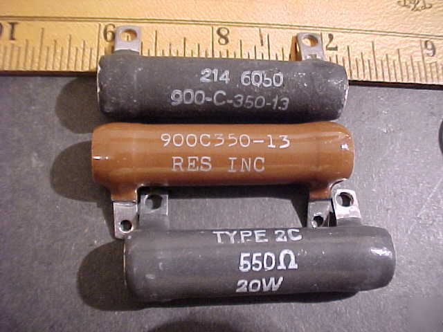 Power resistor 550 ohm 5% 20 watts 3EA/$5 ..E632