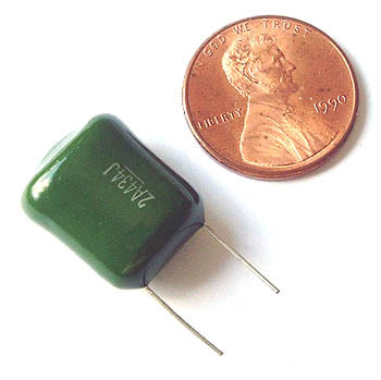 Radial film capacitors ~ .43UF 100V 5% (30)