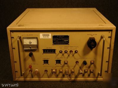 Rf test set fa-9411 aviation equipment dot bendix comm