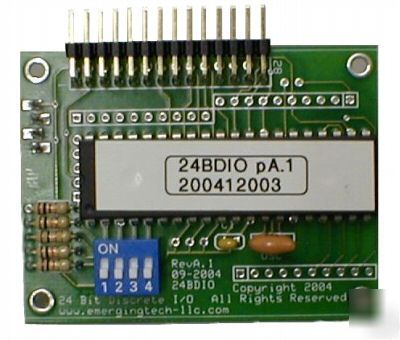 Serial 48 channels digital i/o card, use w/basic stamp