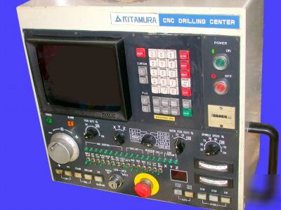  kitamura drilling center controller fanuc system 3M