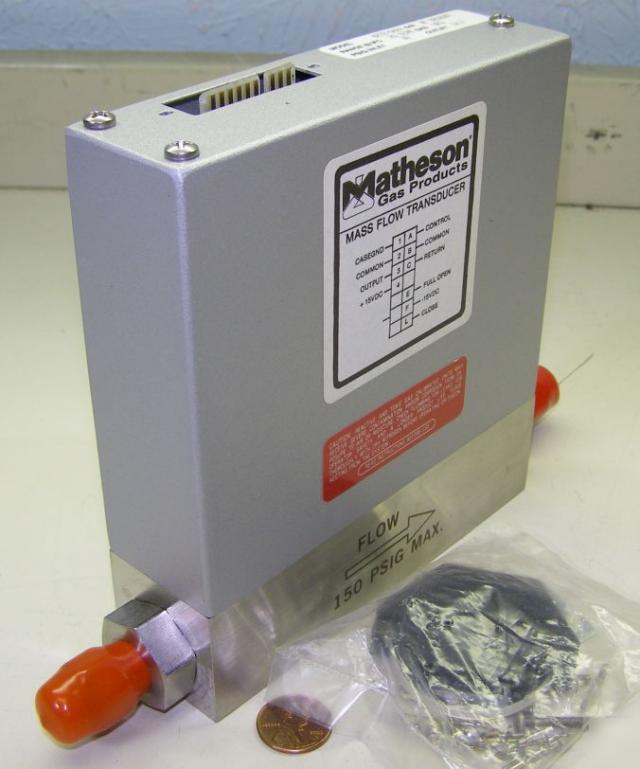 Matheson mass flow transducer 8272-0424...20SLPM/SF6