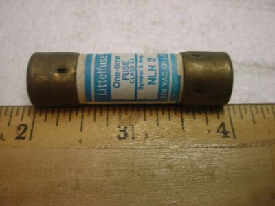 Nln-20 20 amp one time fuse (qty 5 ea)