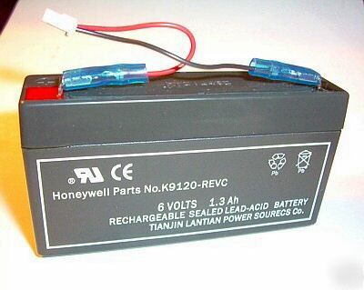 25 sealed lead-acid batteries 6 volt, 1.3AH